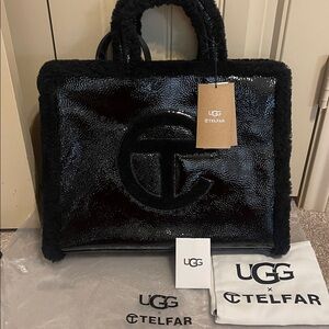 UGG X TELFAR MEDIUM SHOPPER CRINKLE TOTE NEW
